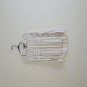Forever 21 Contemporary Striped Button Up